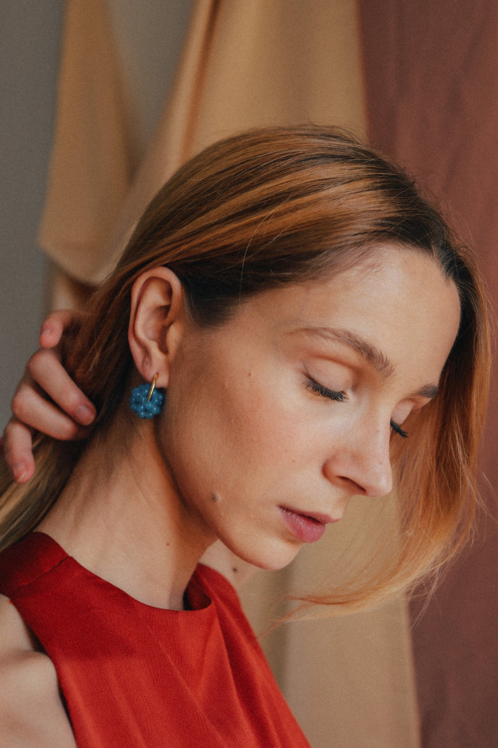 Aros Blueberry · Ágata azul