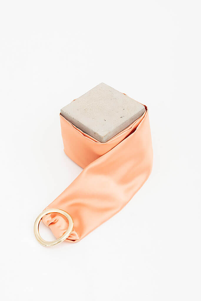 Cinturón de Raso · Rosa Salmón