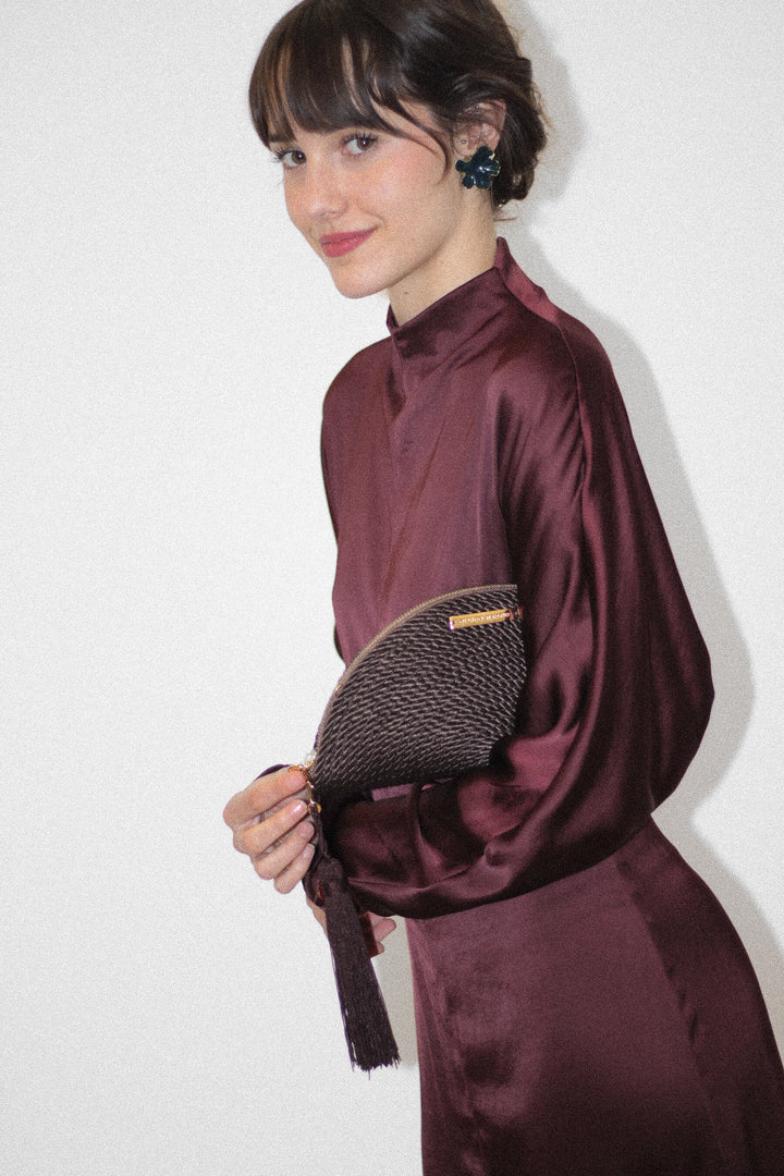 Cartera Carmen · Marrón Chocolate