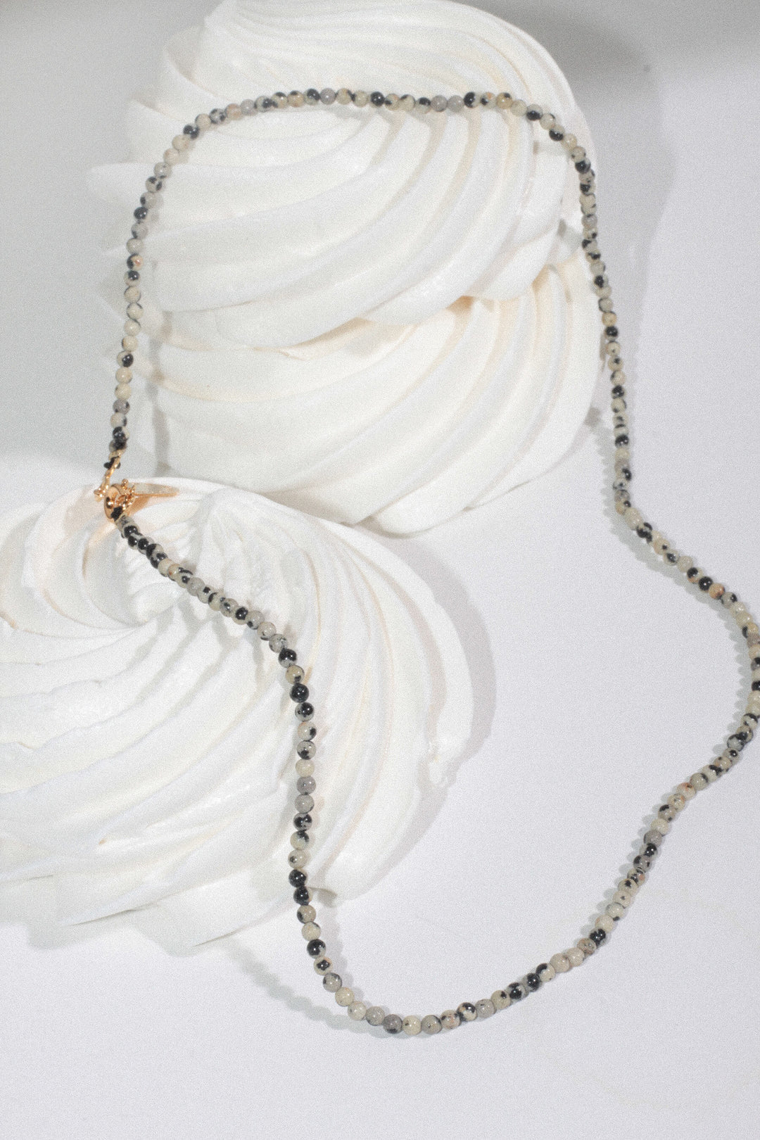 Collar piedras Jaspe Dálmata
