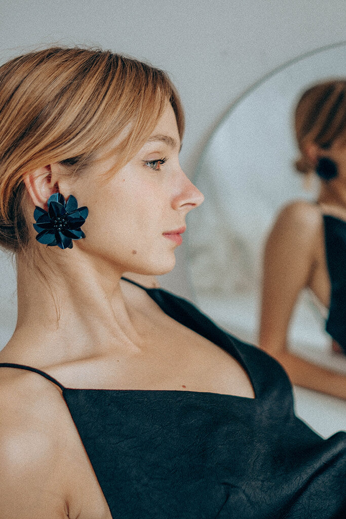 Pendientes Maracuyá · Negros