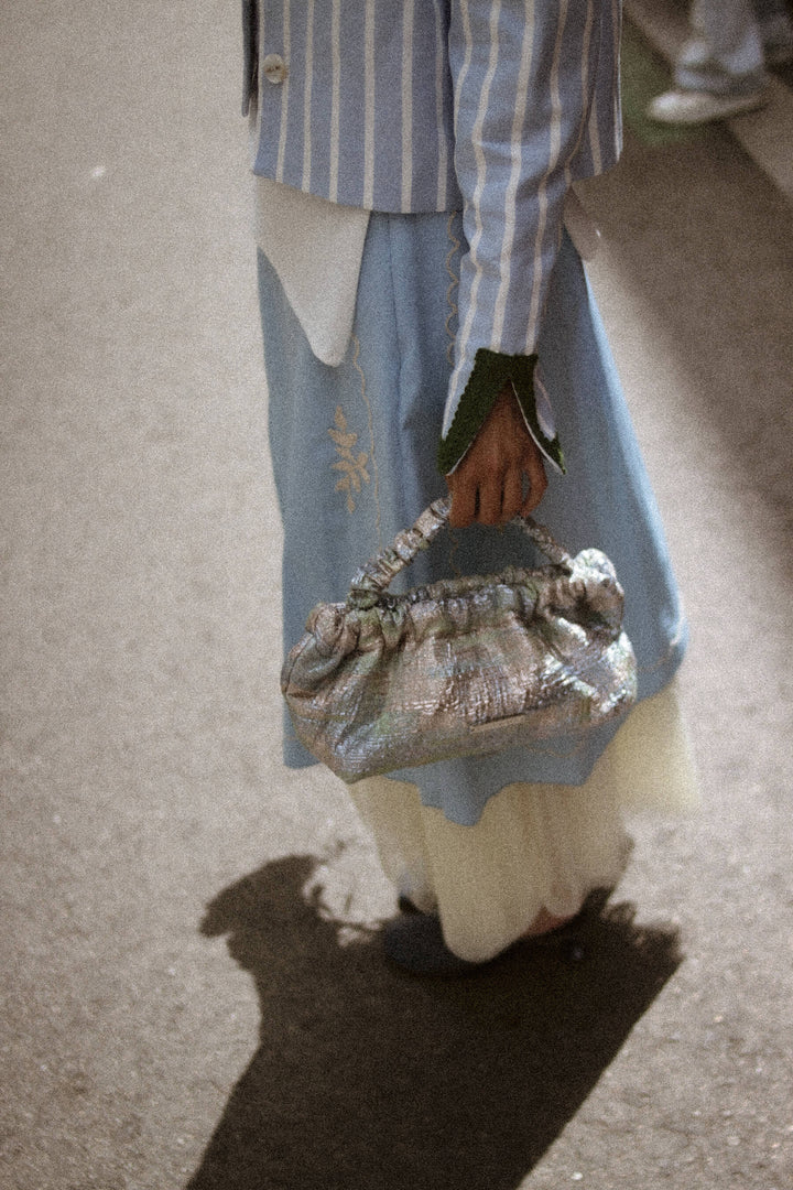 Bolso Bianca · Metalizados azules