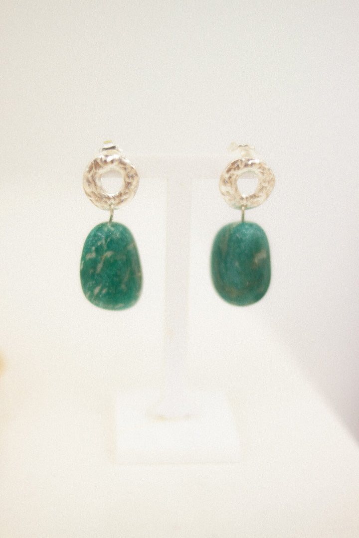Pendientes Amazonita