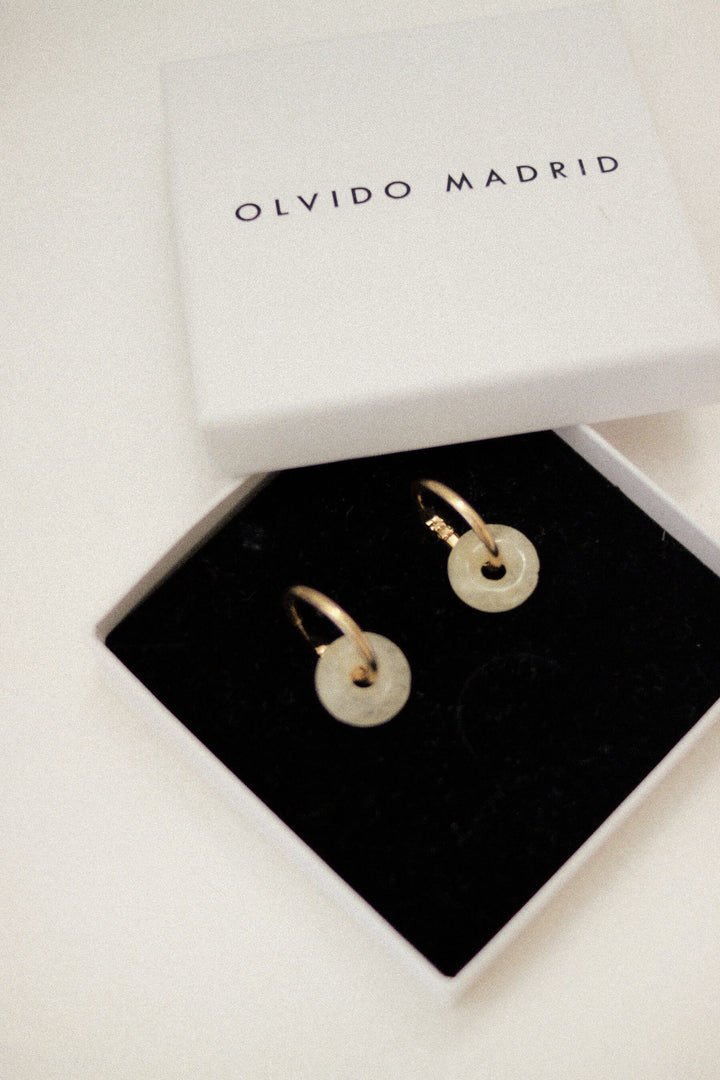 Pendientes Calcita amarilla