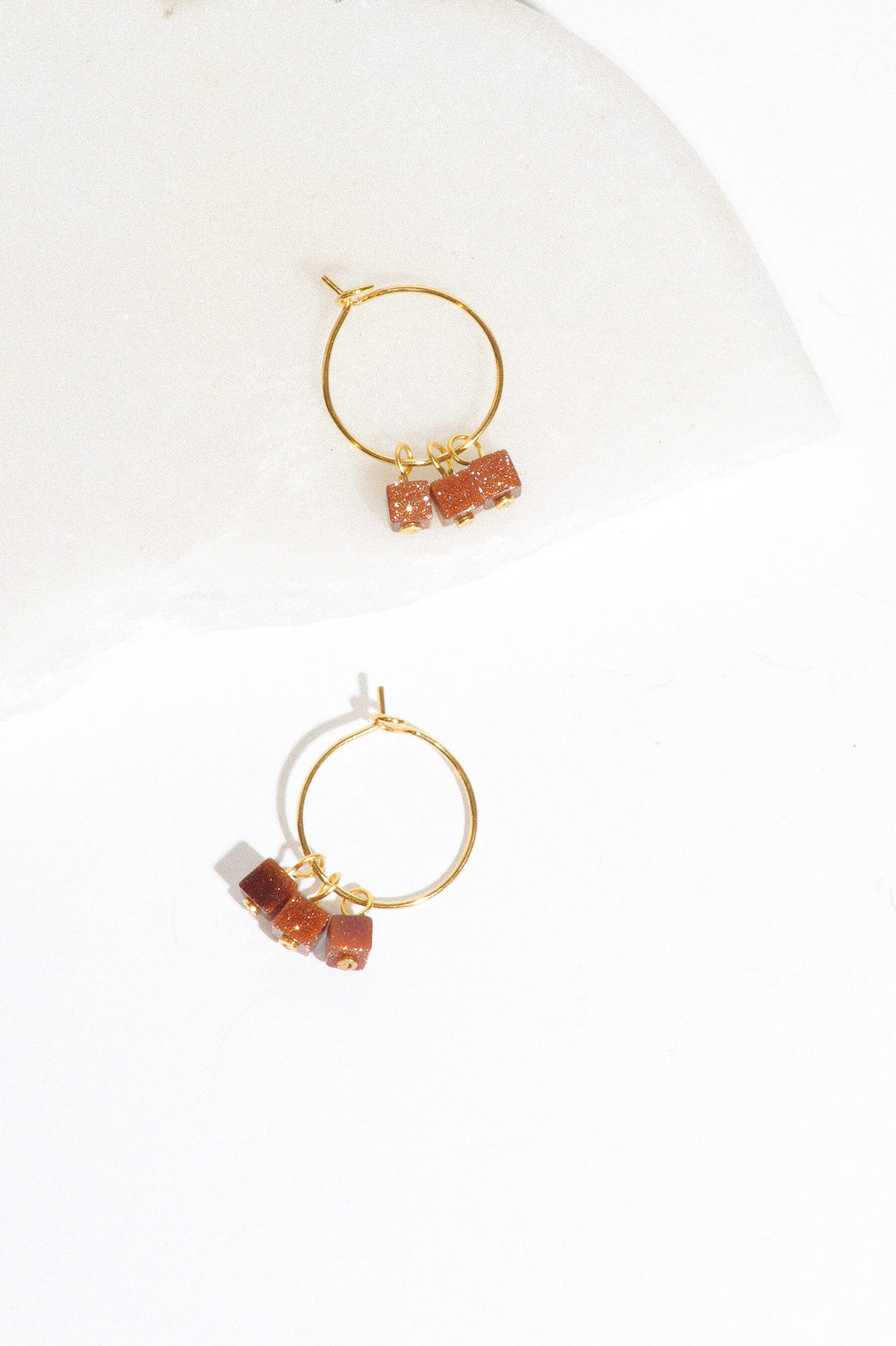 Pendientes Cubos · cobre