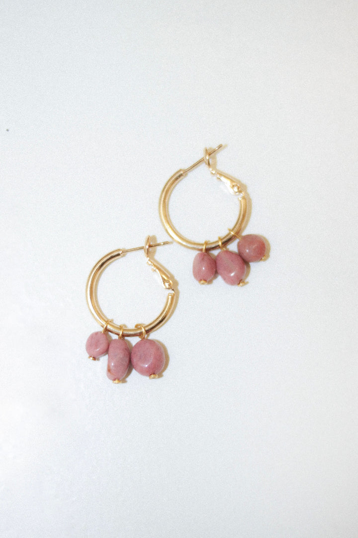 Pendientes Rodonita