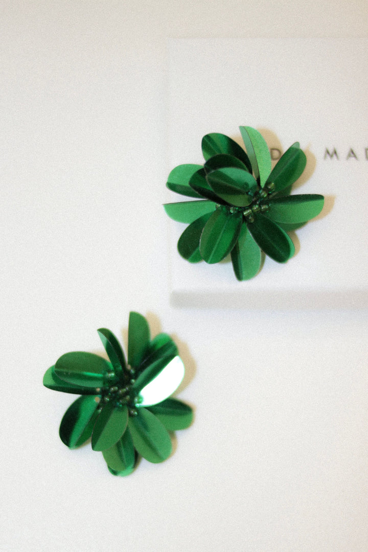 Pendientes Maracuyá · Verde Esmeralda