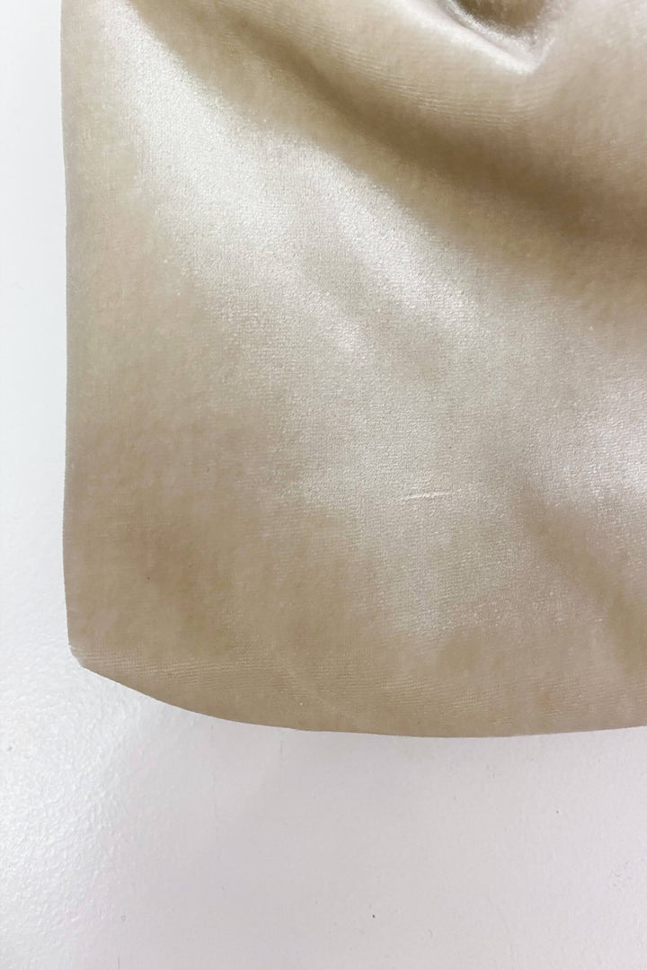 Bolso Mini-Prado · Terciopelo Nude