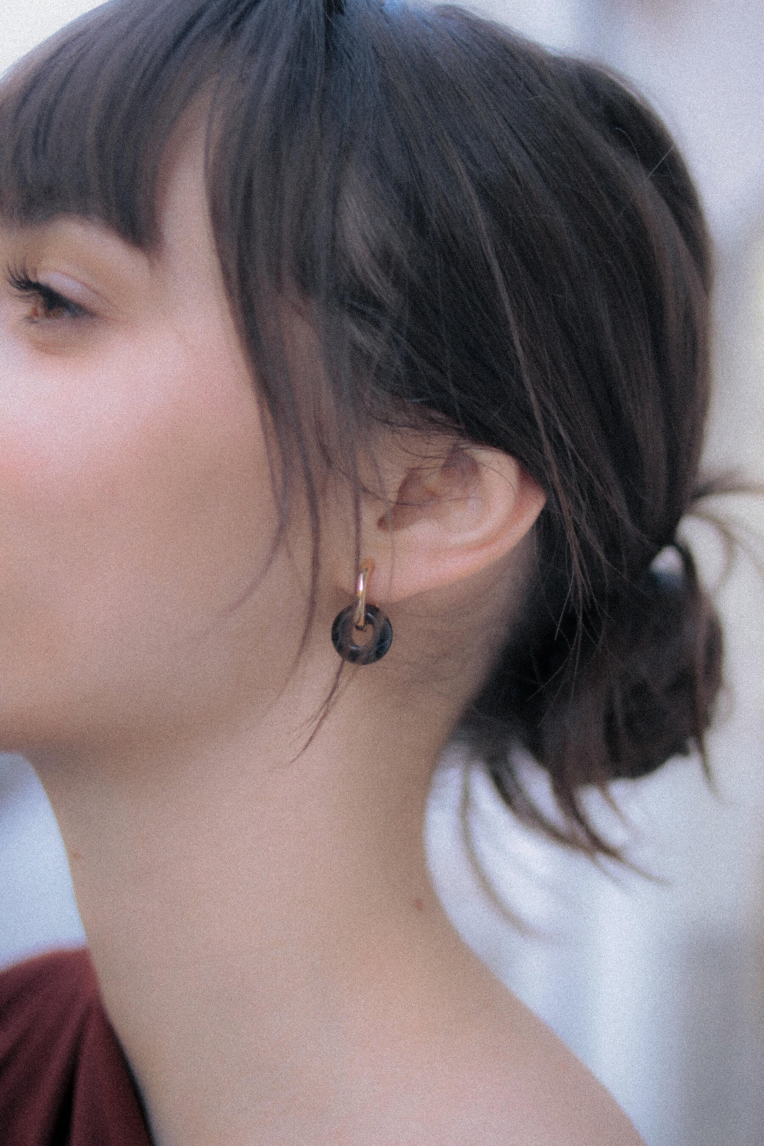 Aros Obsidiana · Dorado