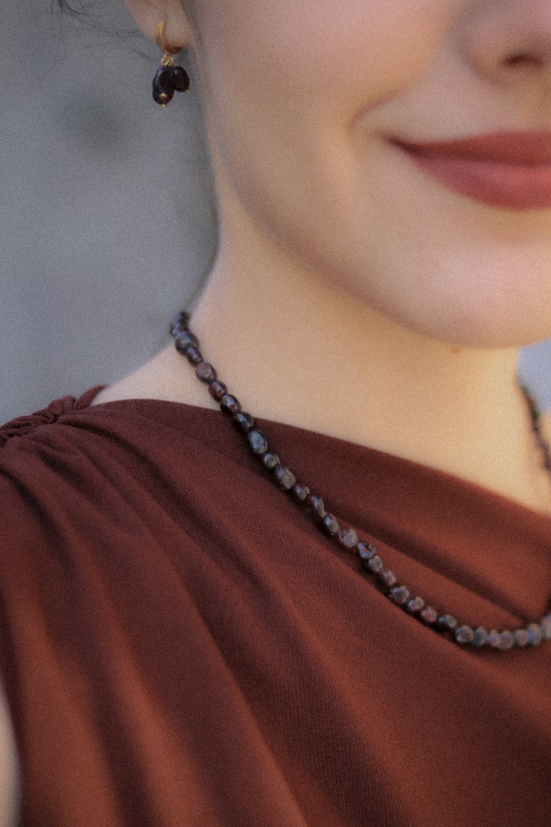 Collar piedras Granate