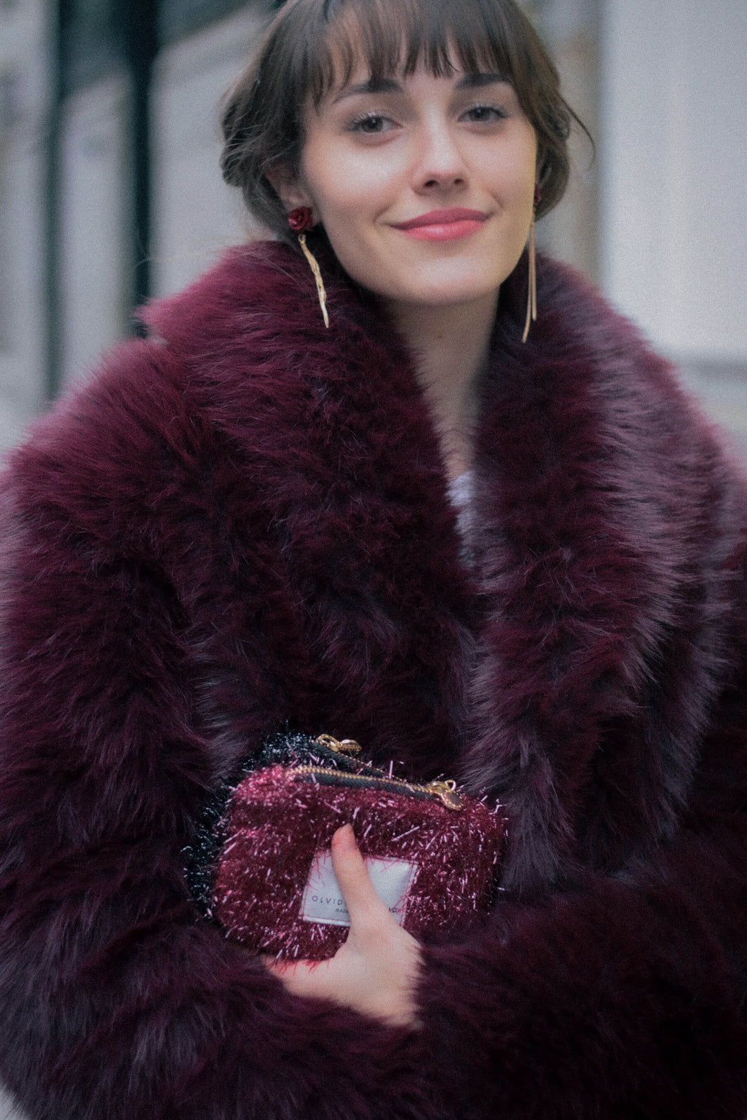 Monedero + coletero de regalo · Granate