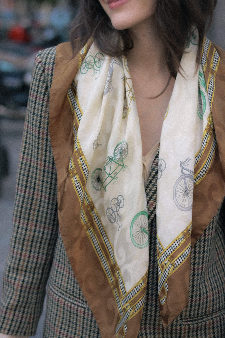 Pañuelo vintage · Bicicletas