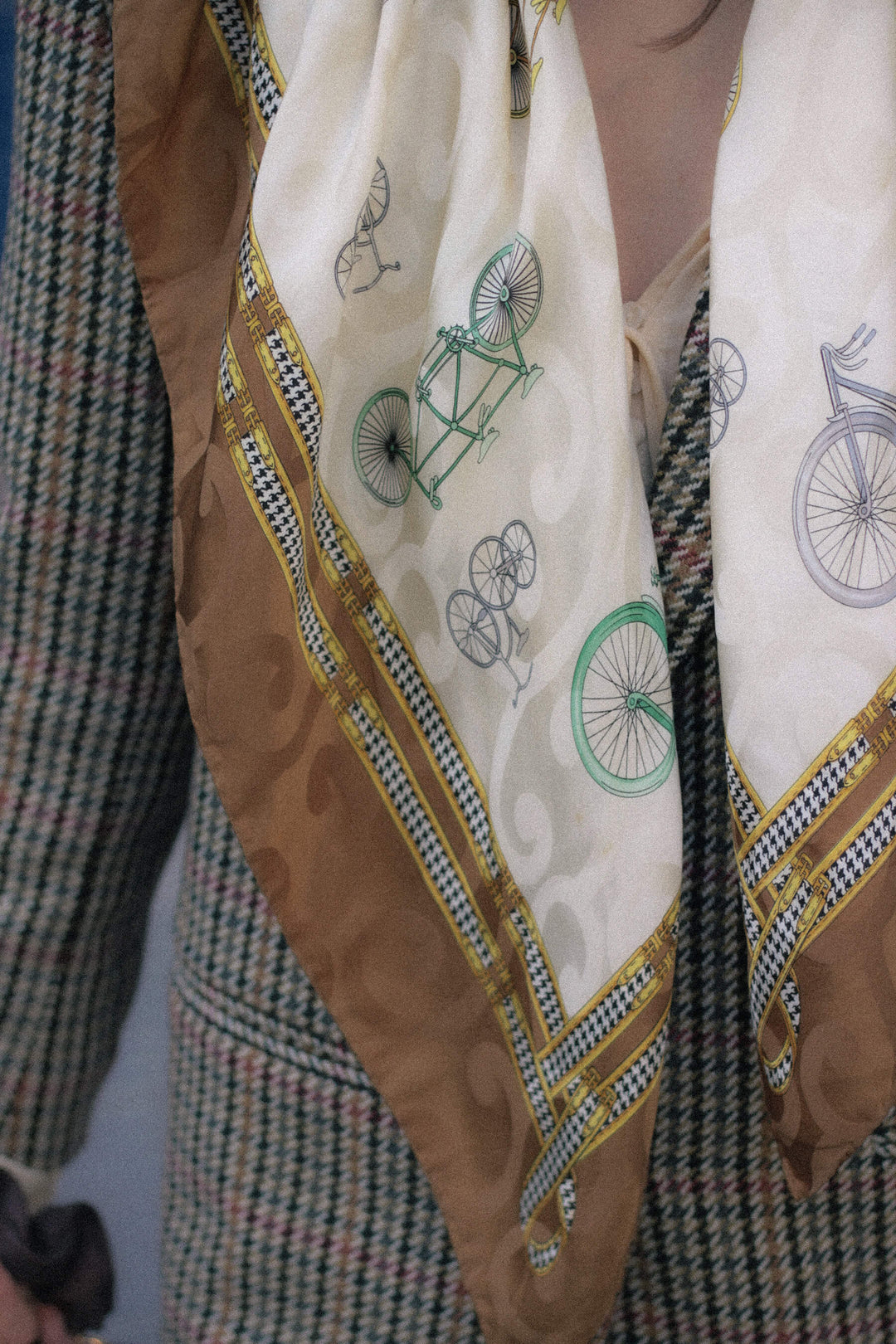 Pañuelo vintage · Bicicletas