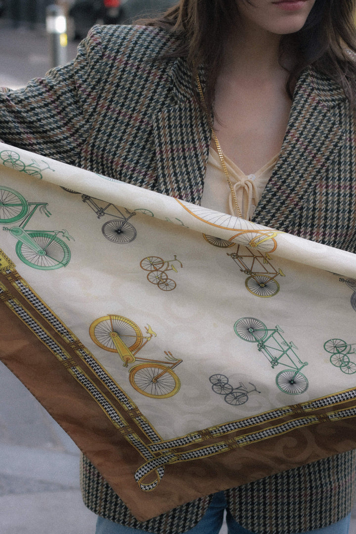 Pañuelo vintage · Bicicletas