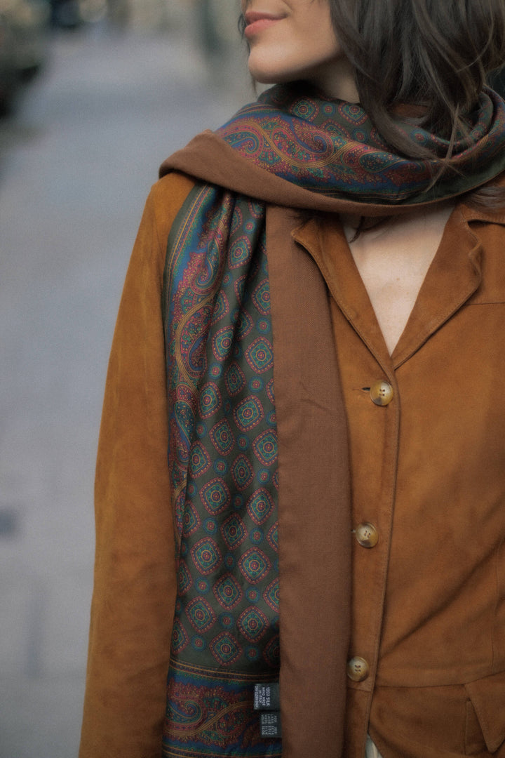 Bufanda de seda · Paisley