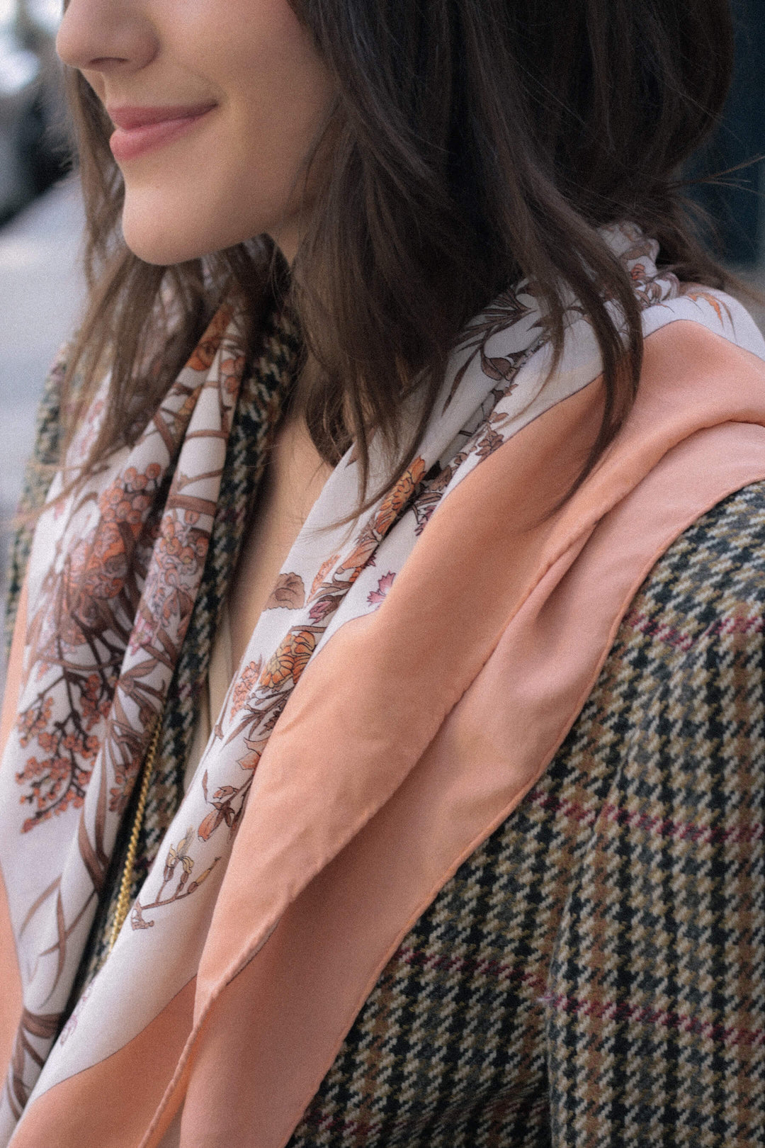 Pañuelo vintage · Florecitas campestres