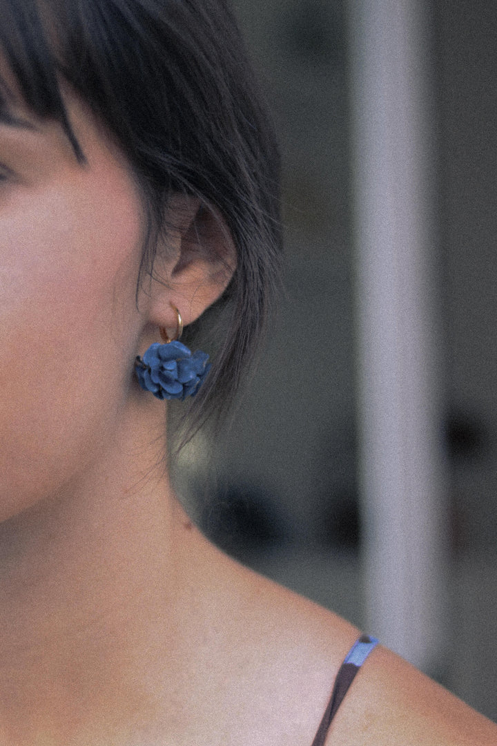 Pendientes Lili · Flores Azules