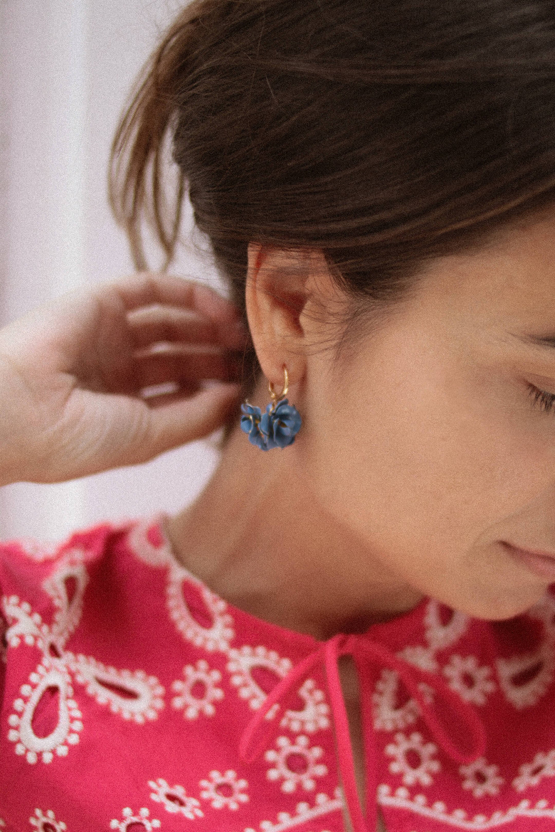 Pendientes Lili · Flores Azules