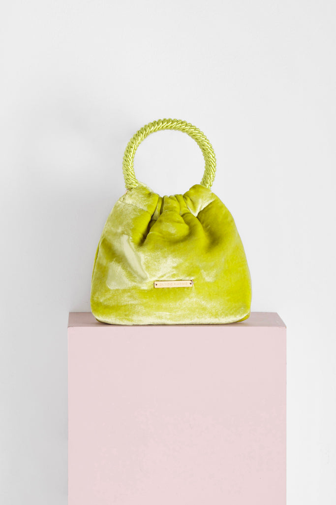 Bolso Mini-Prado · Terciopelo Lima