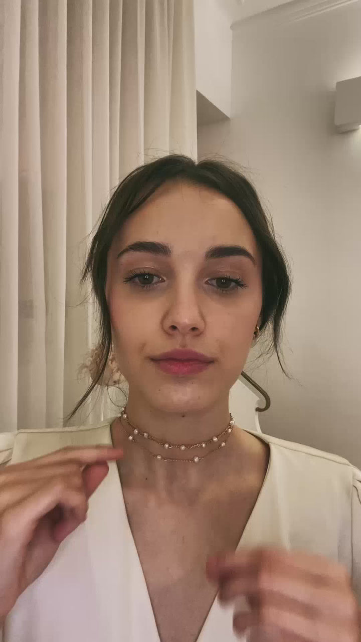 Choker/collar boho Nina