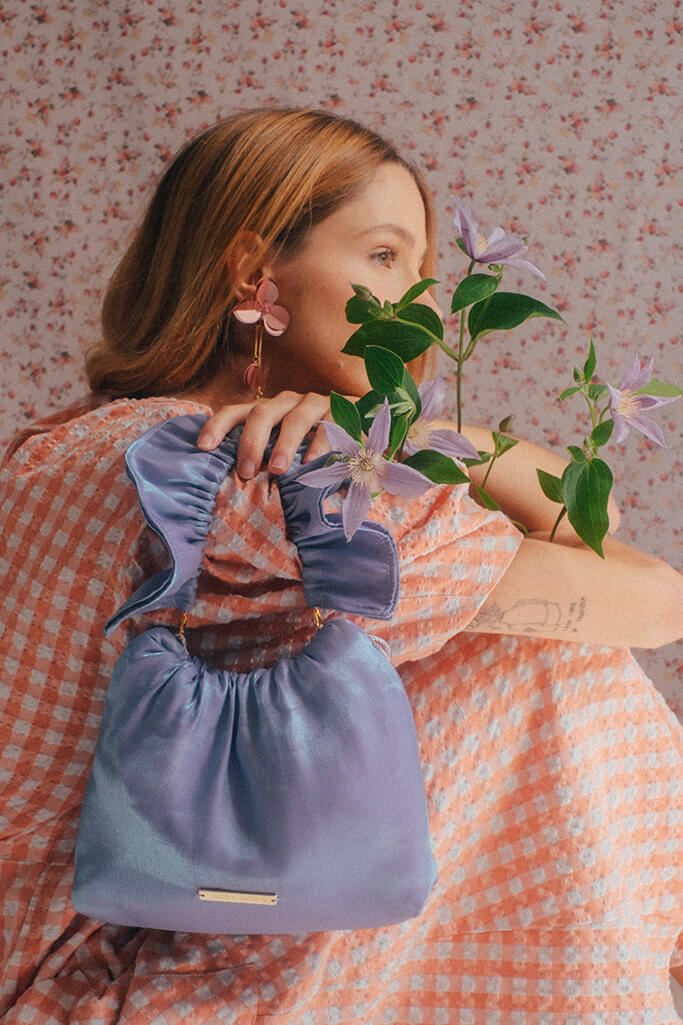 Bolso de fiesta Josefina · Tornasolado Malva & Menta