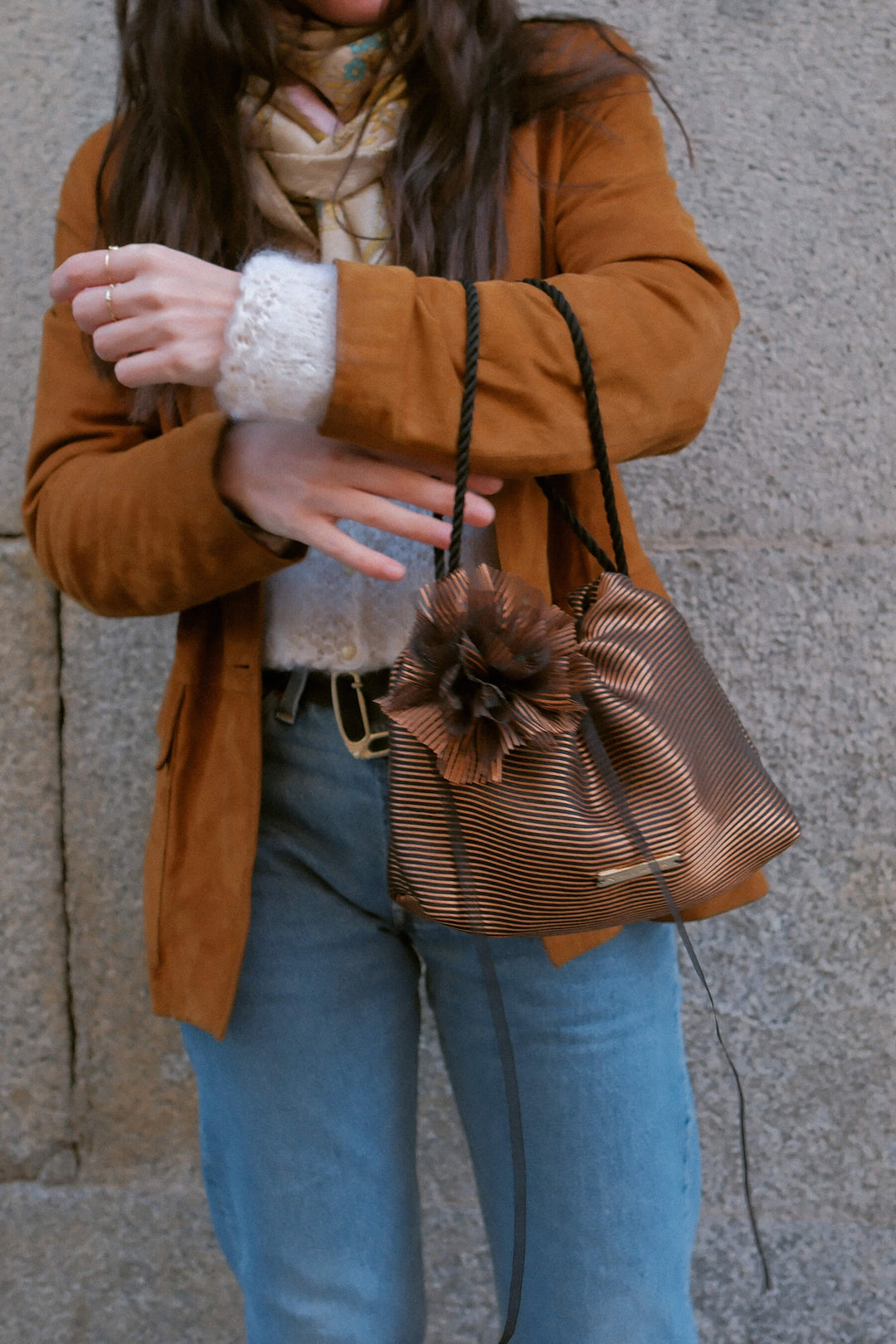 Bolso Josefina Flor · Caldera