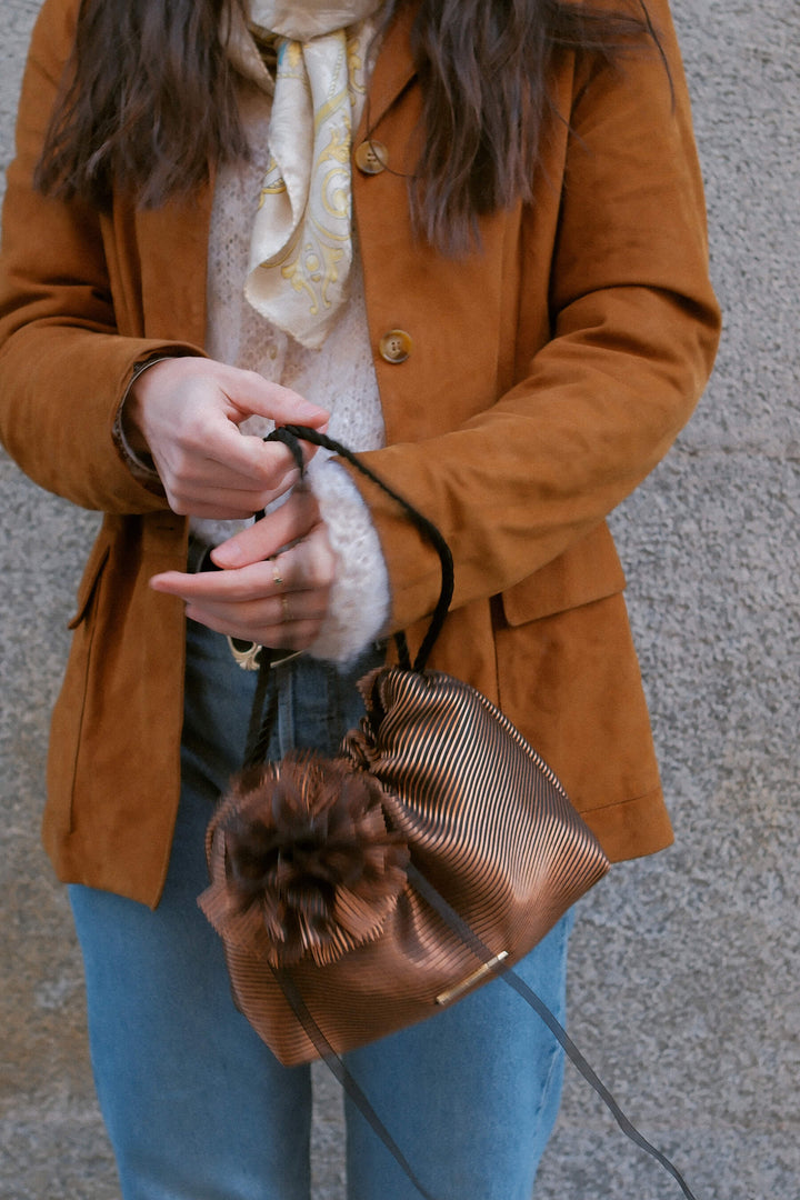 Bolso Josefina Flor · Caldera