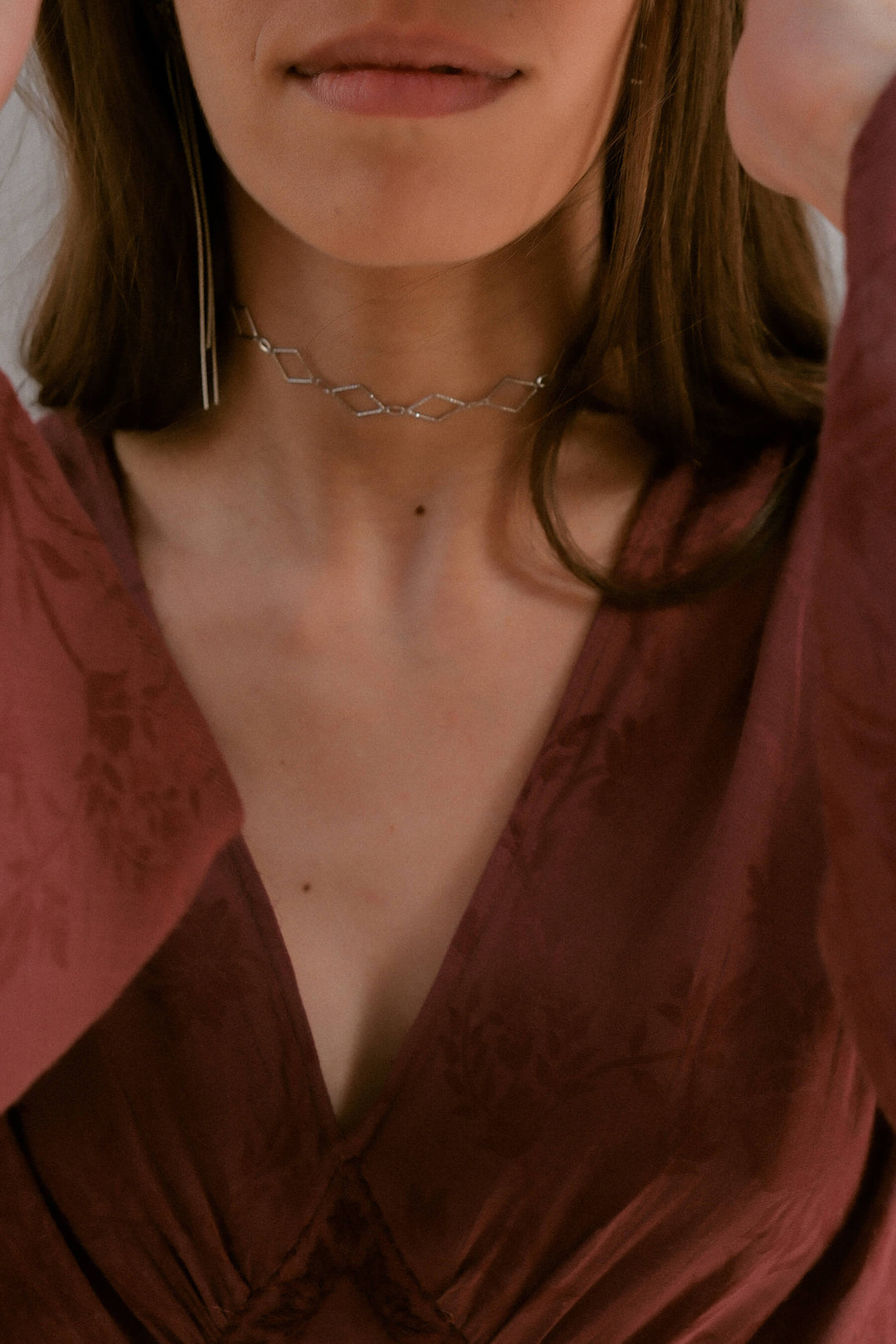 Choker Glamour · Plata