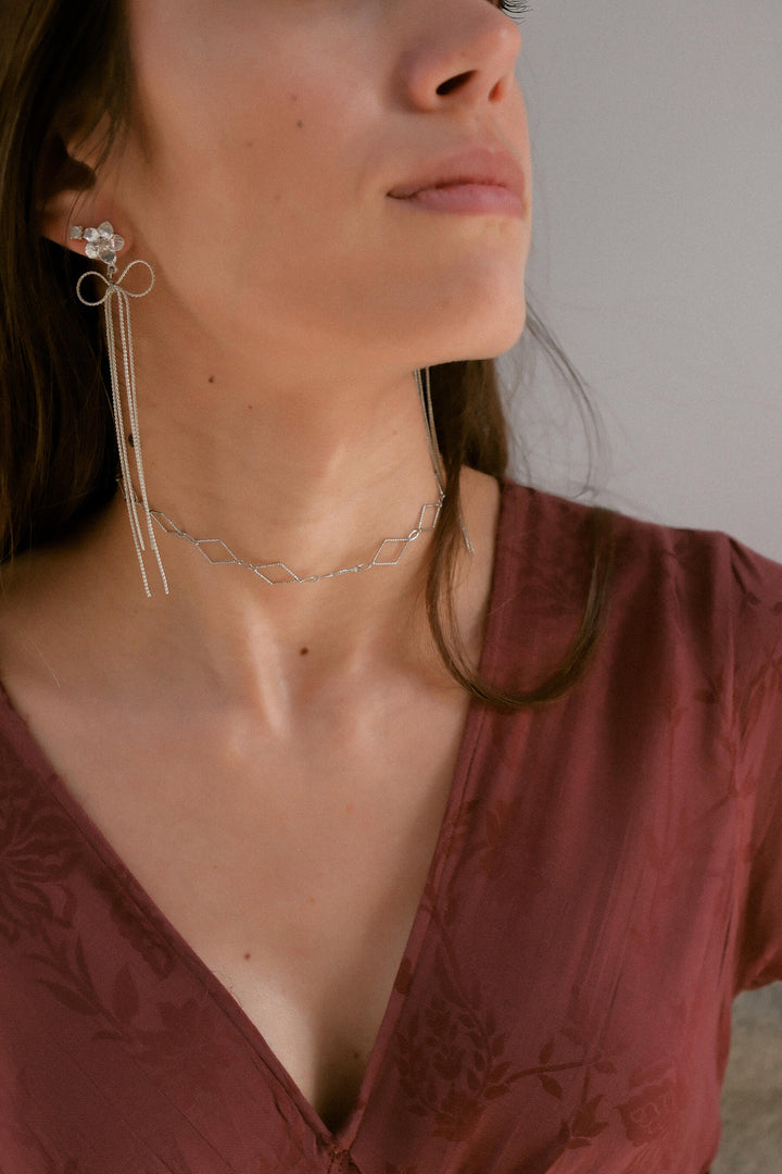 Pendientes Lazzo · Plata