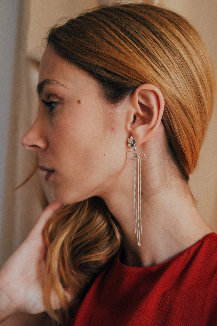 Pendientes Lazzo · Plata