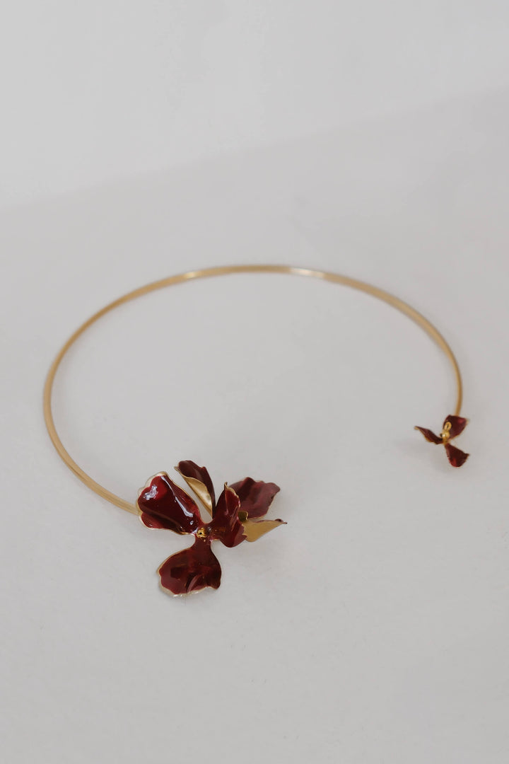 Choker Fiorela · Esmalte Granate