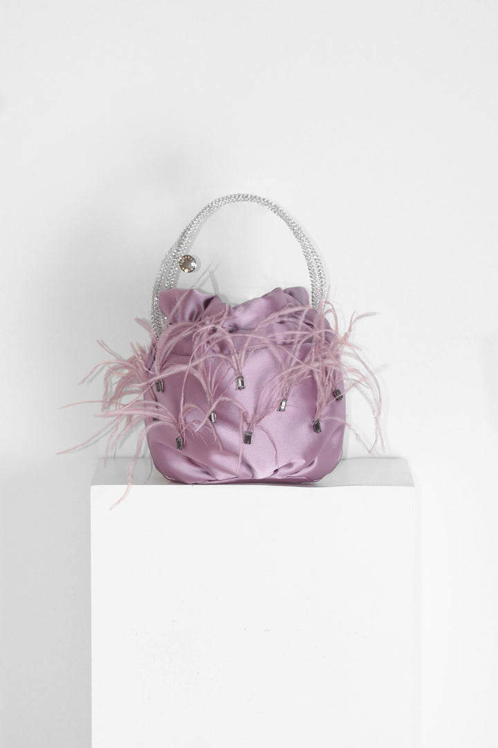 Bolso Gala · Plumas Malva
