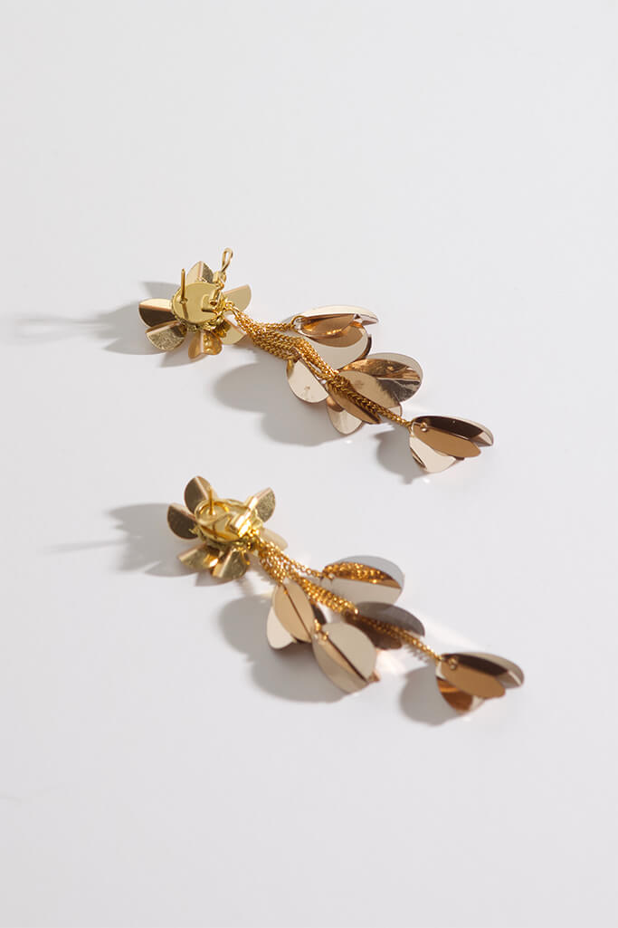 Pendientes Glam · Dorado claro