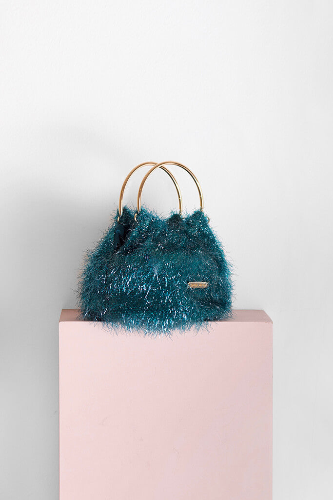 Bolso Paulina · Fantasía Turquesa