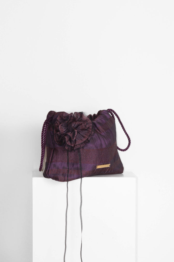 Bolso Josefina Flor · Berenjena