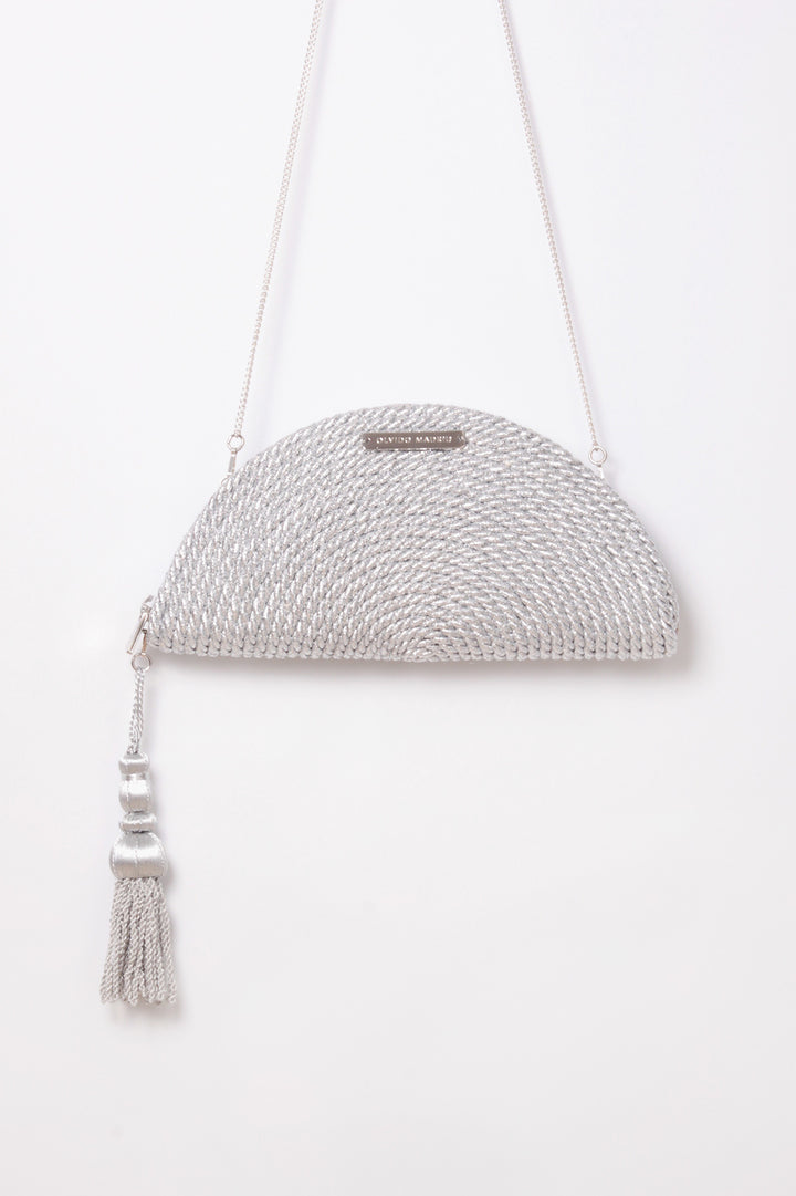 Cartera Carmen · Plata Metalizado