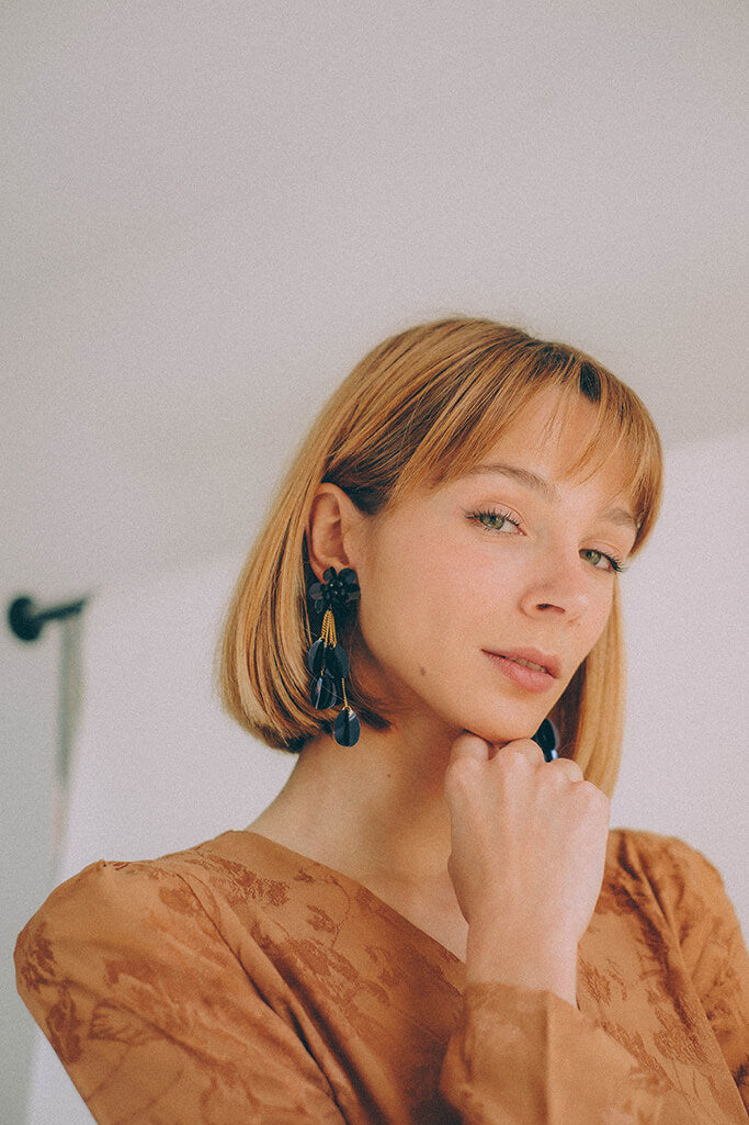 Pendientes Glam · Negros