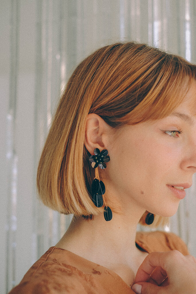 Pendientes Glam · Negros