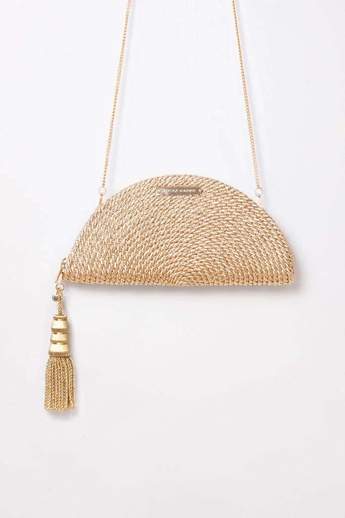 Cartera Carmen · Dorado Metalizado