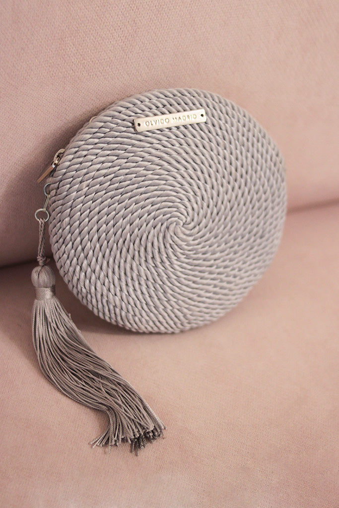 Cartera Olivia · Gris perla