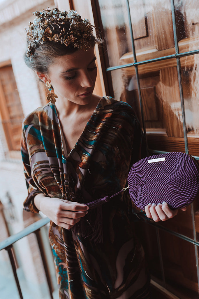 Cartera Antonia · Berenjena