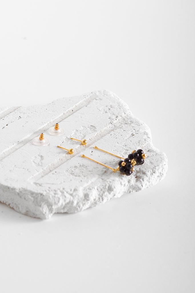 Pendientes Berry · Ónix