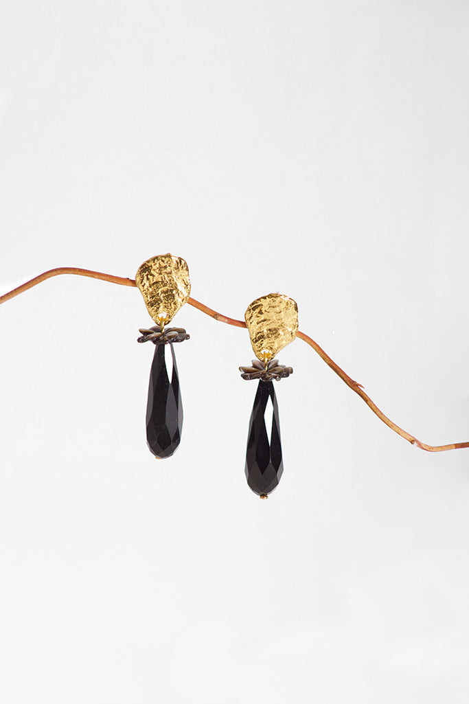 Pendientes Dalia · Madreperla & Ónix