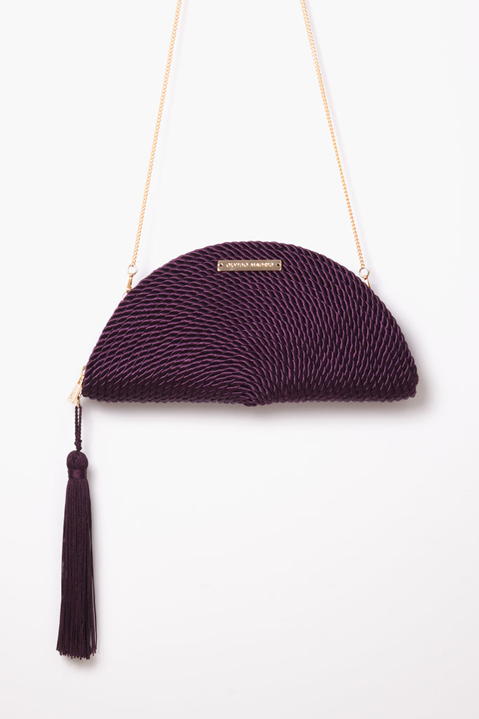 Cartera Carmen · Berenjena