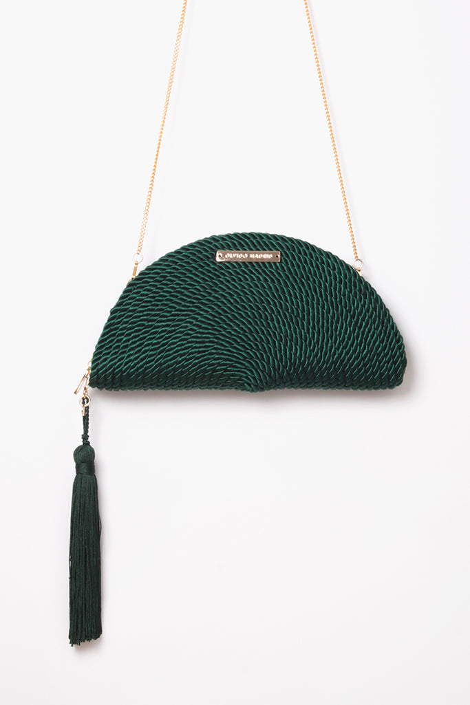 Cartera Carmen · Verde oscuro