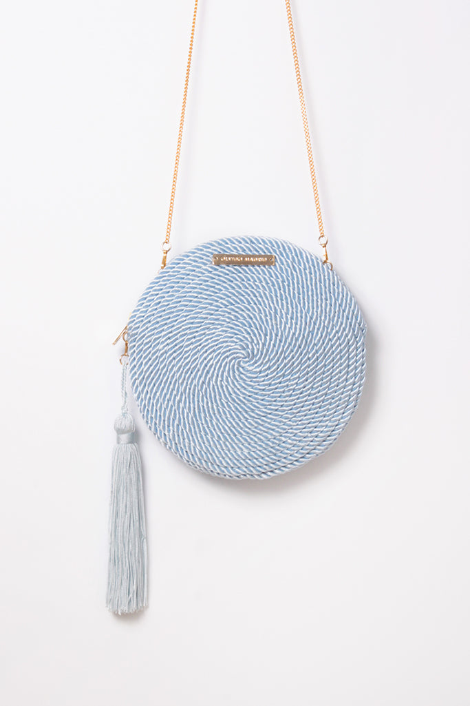 Cartera Olivia · Azul claro