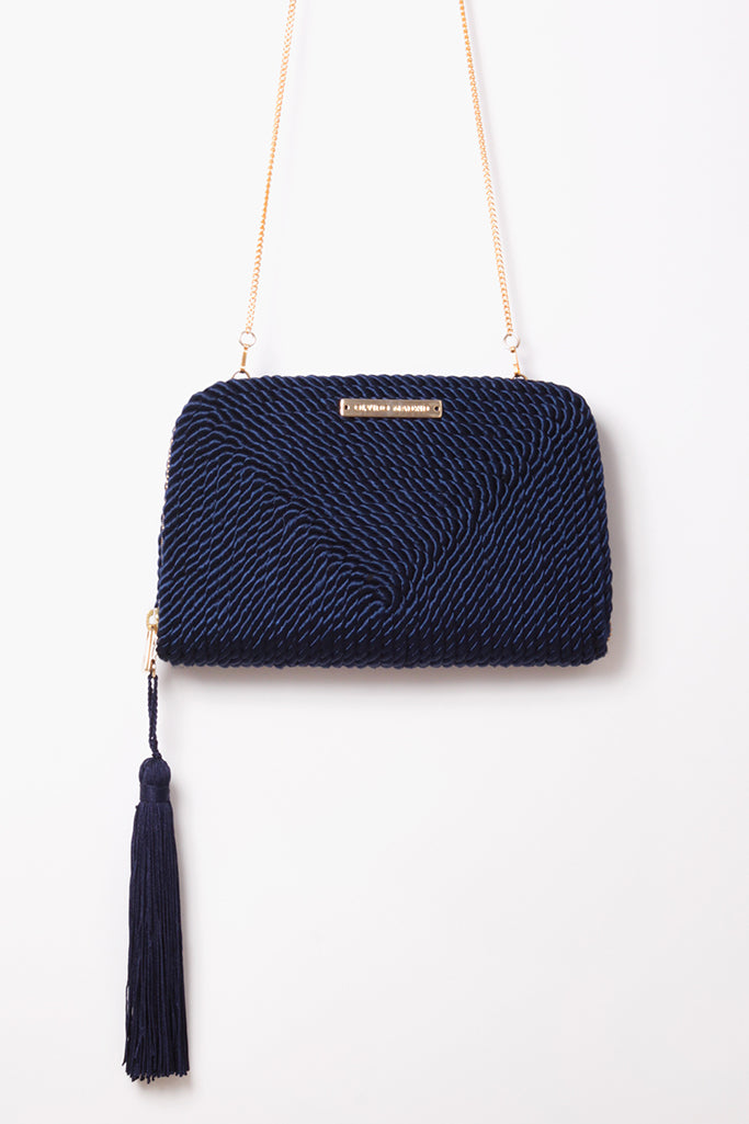 Bolso de fiesta Jimena · Azul marino