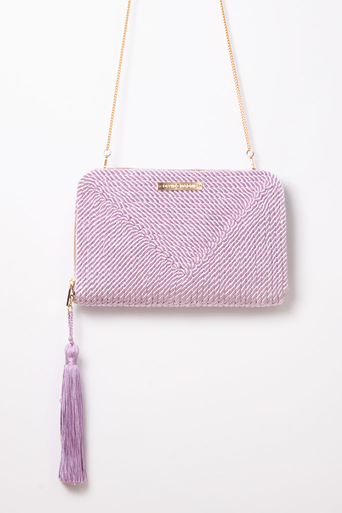 Bolso de fiesta Jimena · Malva