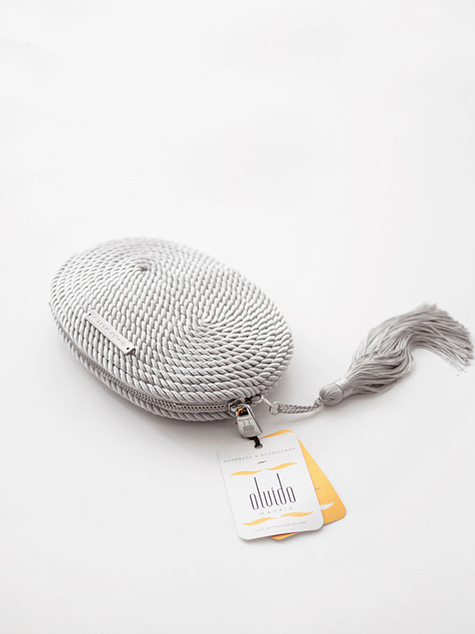 Cartera Antonia · Gris perla