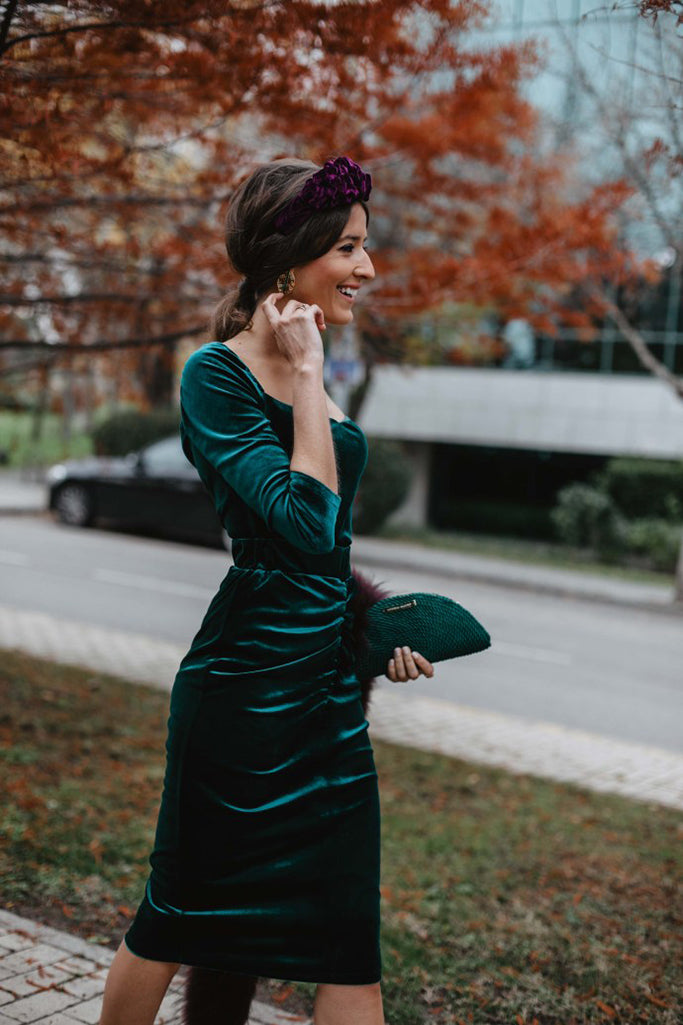 Cartera Carmen · Verde oscuro